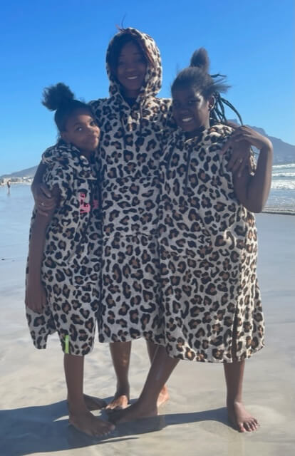 Kinder surfponcho Panter