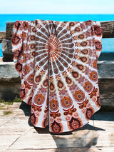 Rond strandlaken Carnival