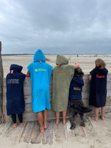 Kids surfponcho met naam