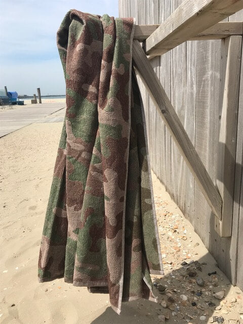 Velours-Strandtuch Camouflage