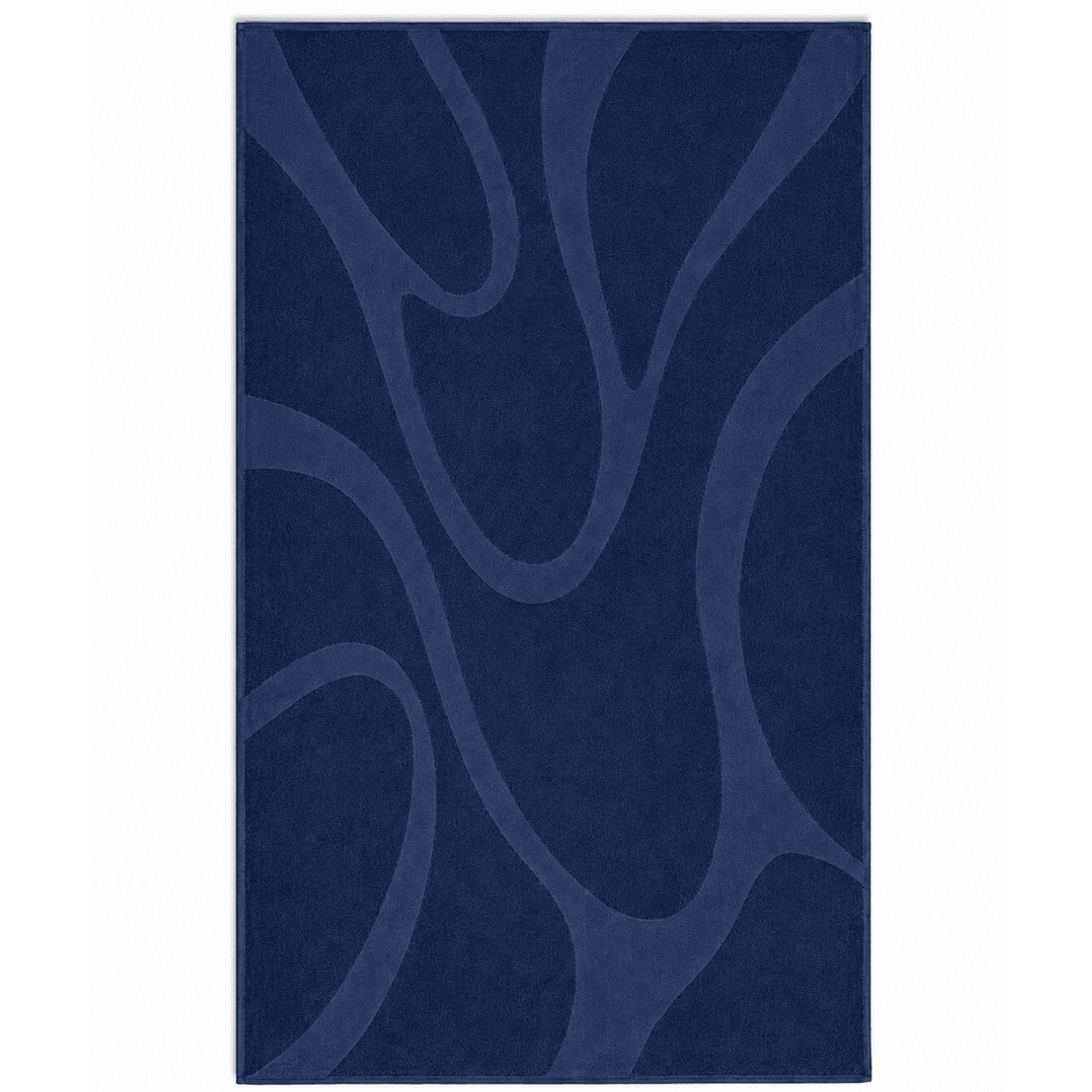 XXL strandlaken Waves donkerblauw