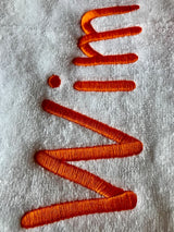 Strandlaken met borduring