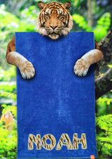 Strandlaken met dierenprint