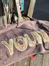 Strandlaken met dierenprint