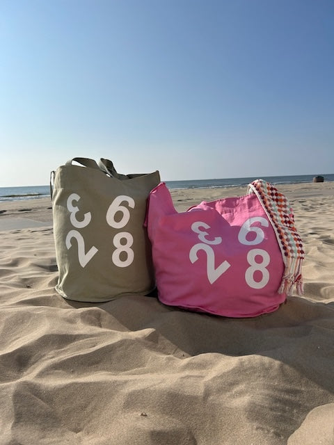 Canvas strandtas