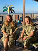 Surfponcho Camouflage met rits