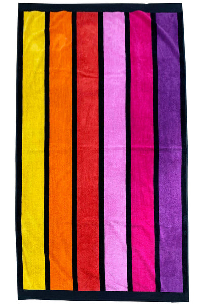 Velours strandlaken Happy Chic