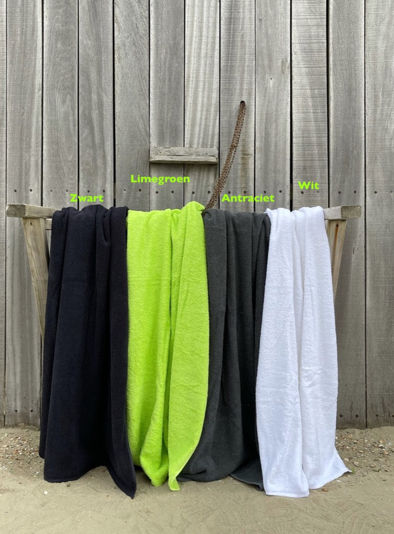 Luxe strandlaken limegroen