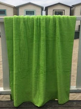 Luxe strandlaken limegroen