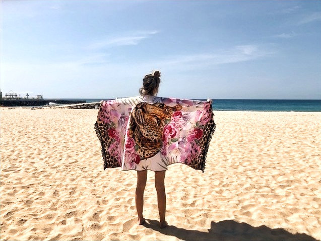 Aqua-licious strandlaken Lady Leo