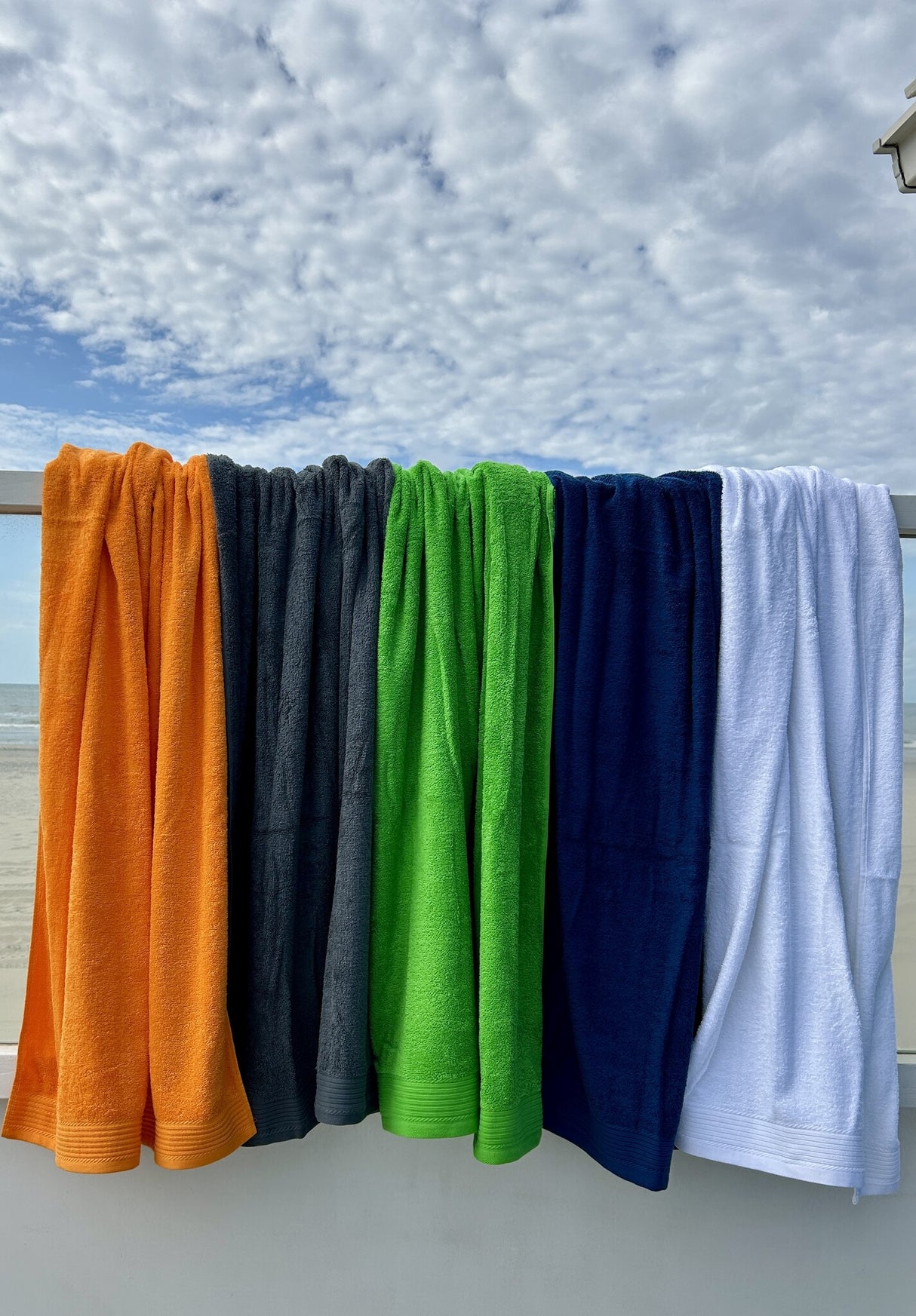 Limegroen strandlaken