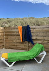 Limegroen strandlaken
