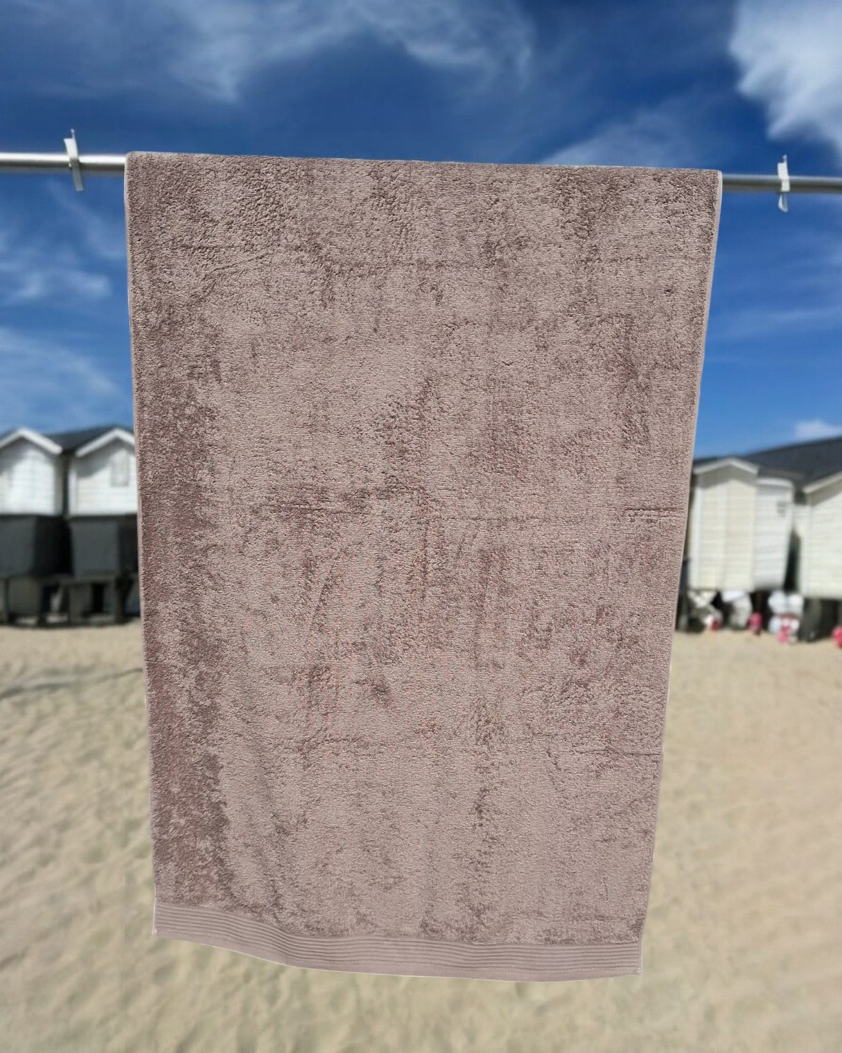 Taupe strandlaken