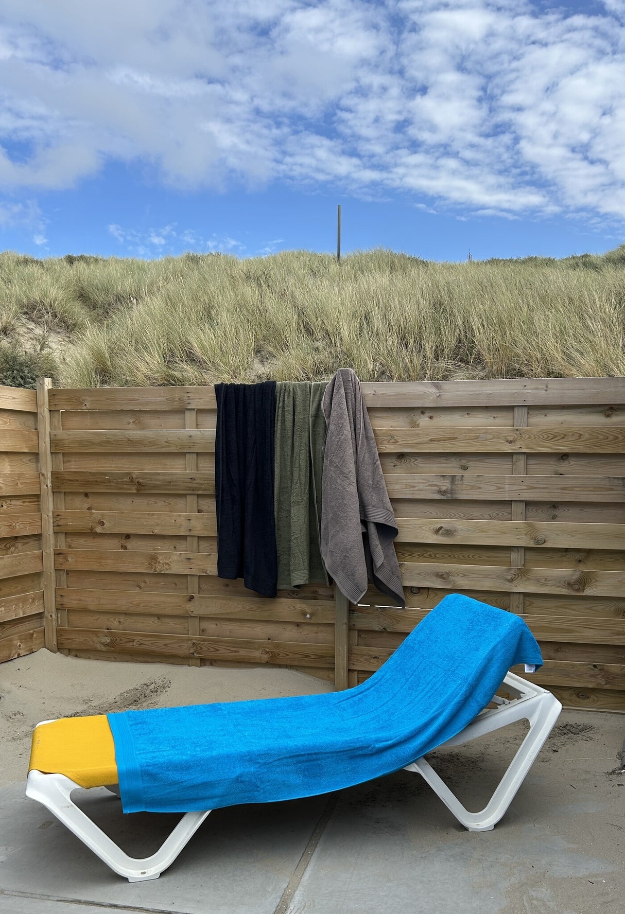 Turquoise strandlaken