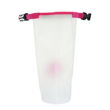 Roll N Go waterdichte transparante drybag, roze (5 liter)