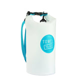 Roll N Go waterdichte transparante droogzak, blauw (5 liter)