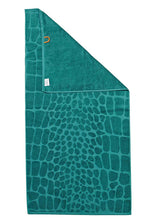 Badetücher mit Krokodilmuster