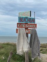 Grote badstof handdoek Pom