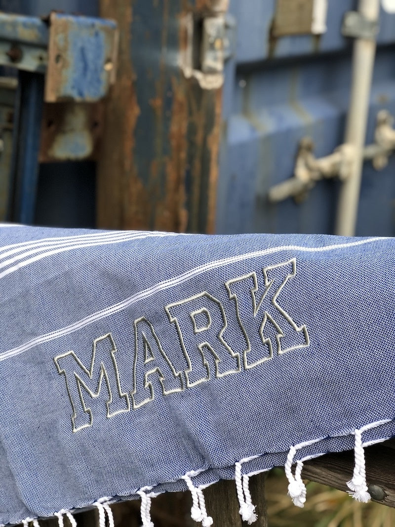 Hamamdoek met borduring