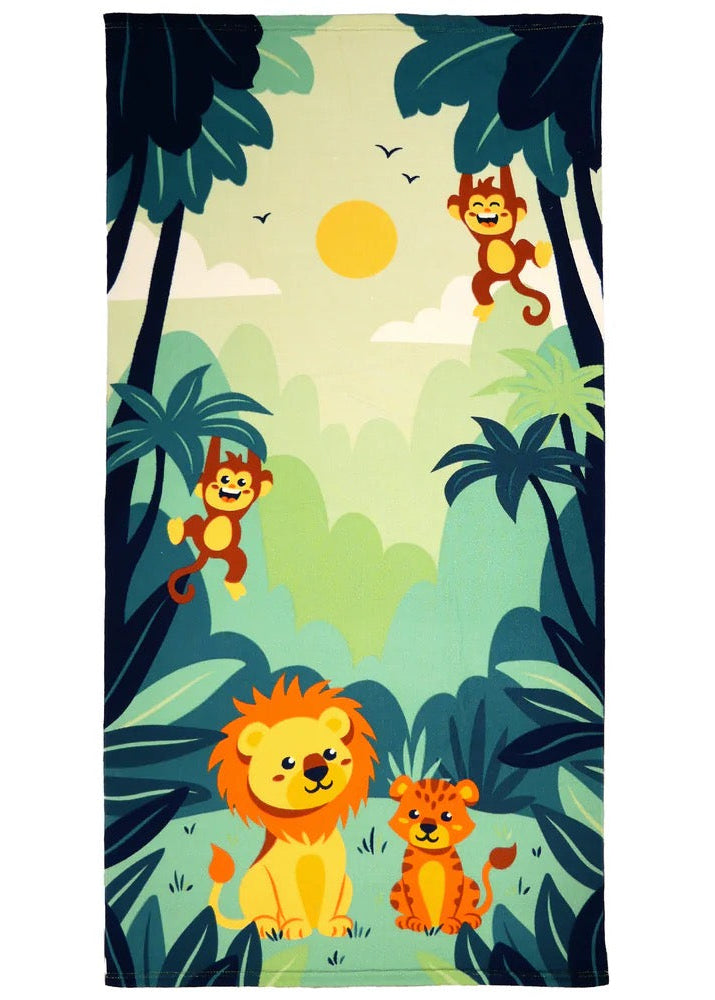 Kinderbadlaken Jungle