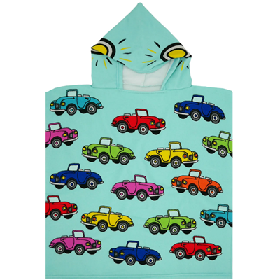 Kinderponcho Cars