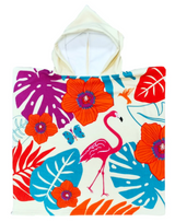 Kinderponcho Flamingo