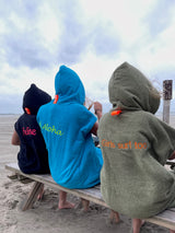 Kids surfponcho met naam