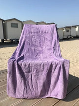 Luxe strandlaken lila