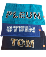 Kinderstrandlaken met naam Patch