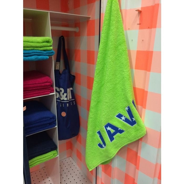 Kinderstrandlaken met naam Patch