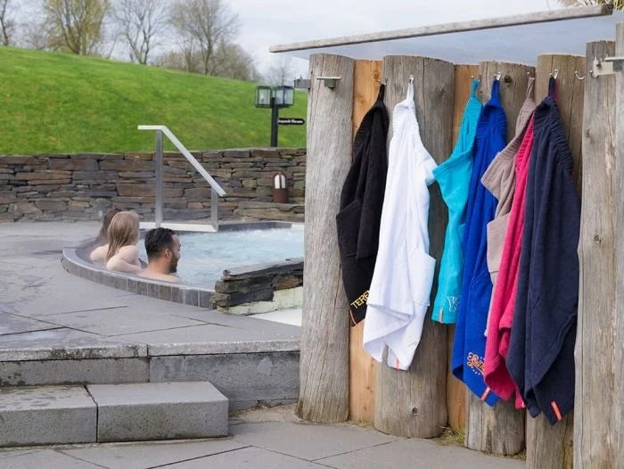 Saunakilt dames met klittenband