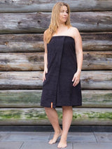 Saunakilt dames met klittenband