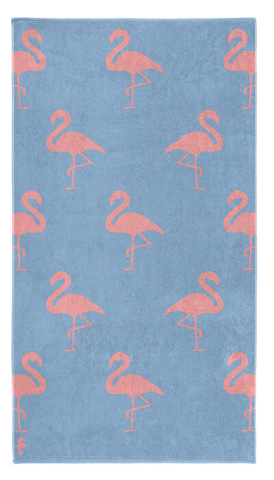 Seahorse strandlaken Flamingo