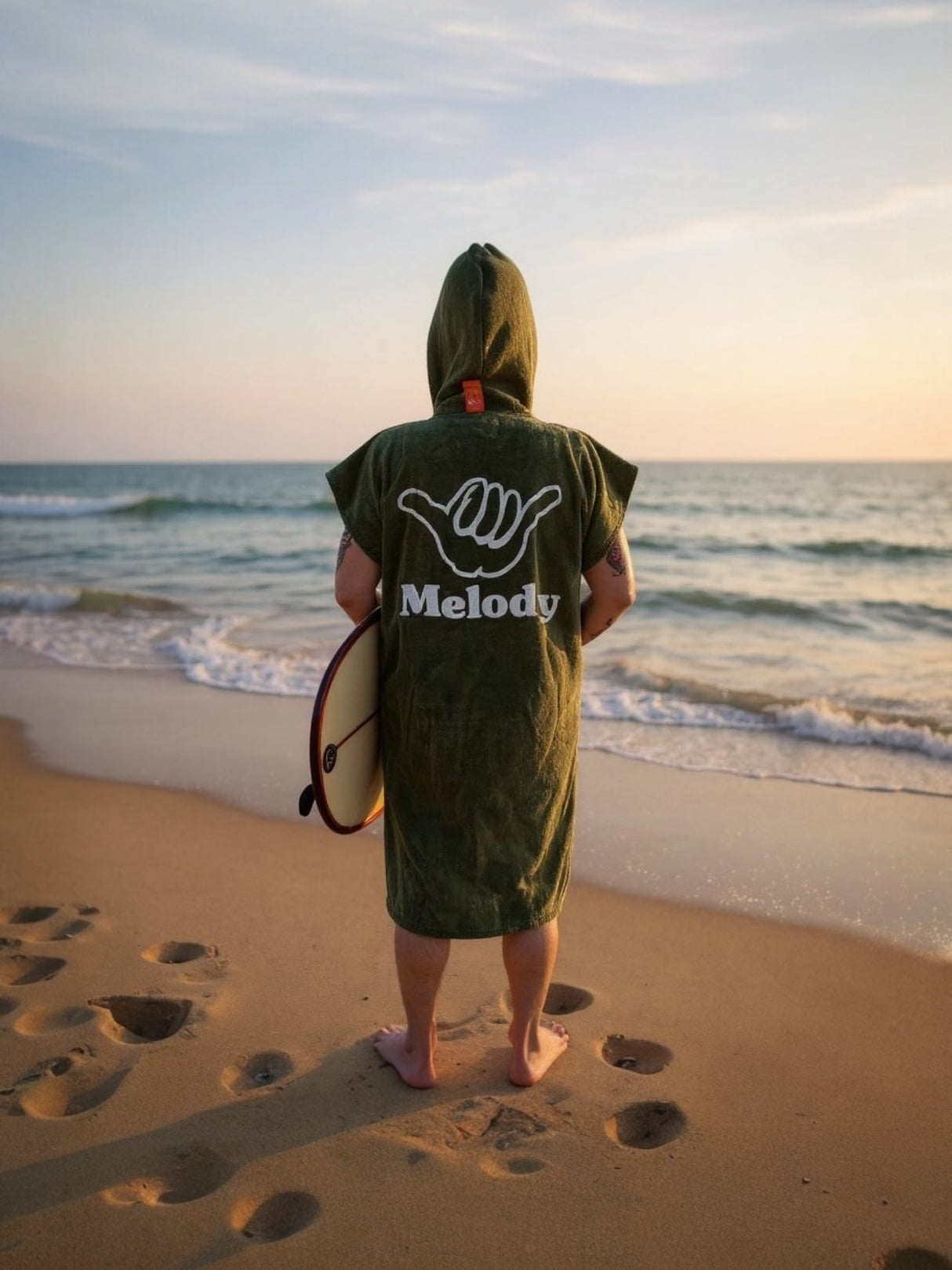 Surfponcho Shaka printen