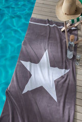 Velours strandlaken Ster