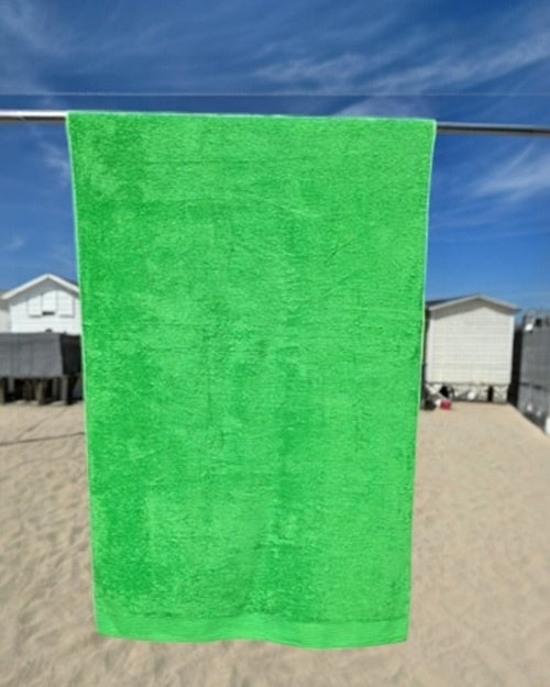 Limegroen strandlaken