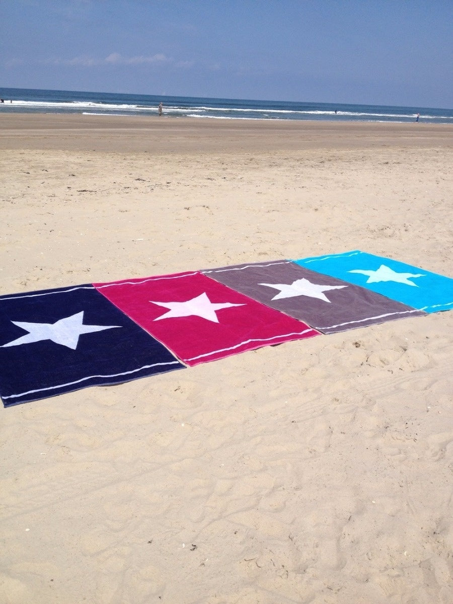 Velours strandlaken Ster