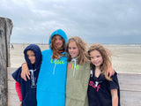 Kids surfponcho met naam