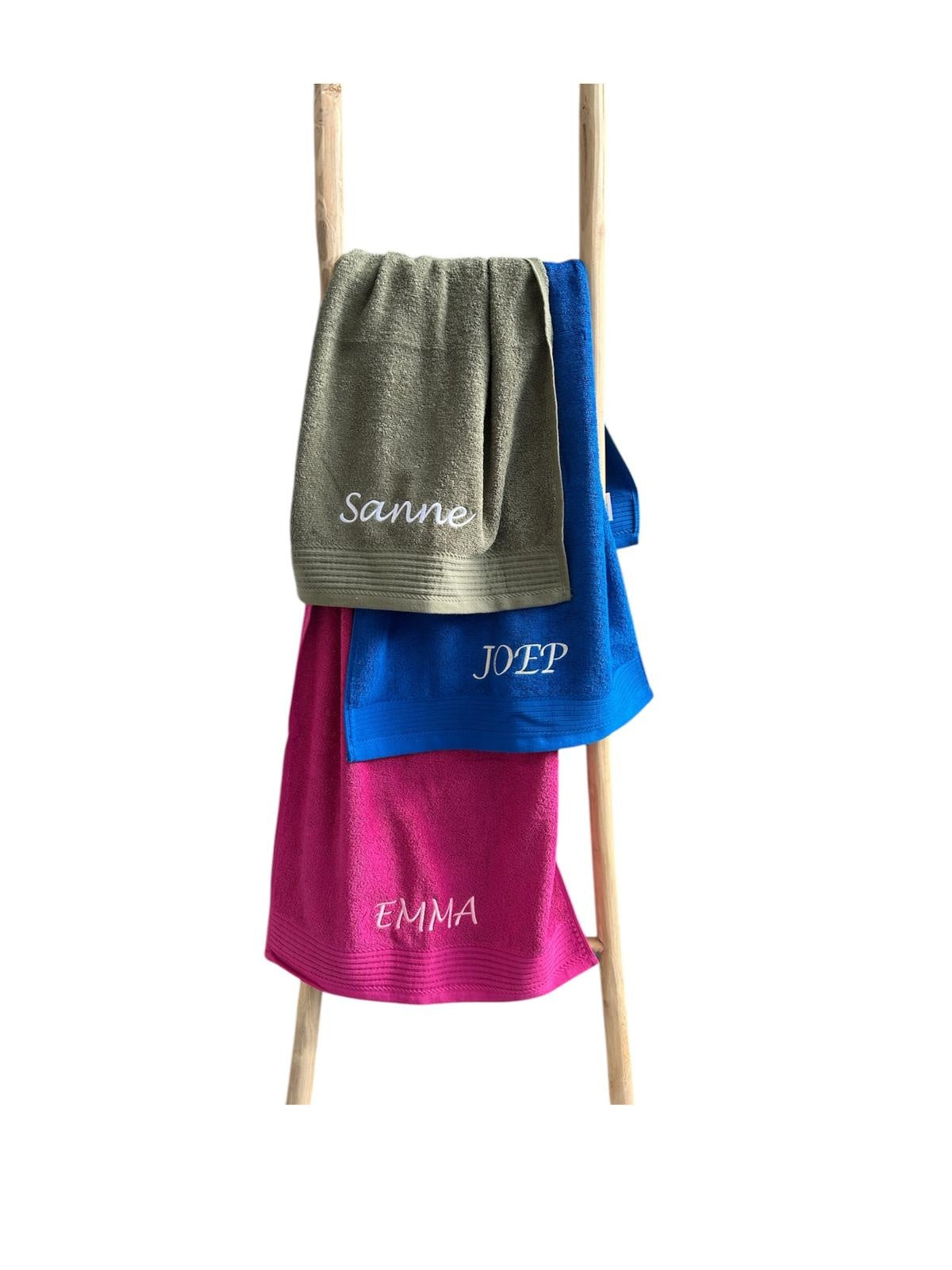 Handdoek borduren 50x100