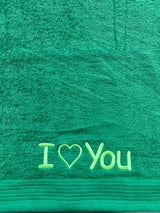 Handdoek borduren 50x100