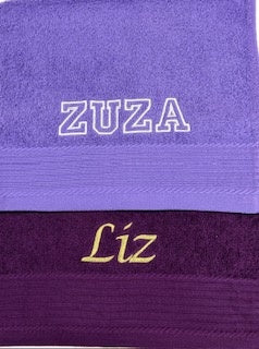 Handdoek borduren 50x100