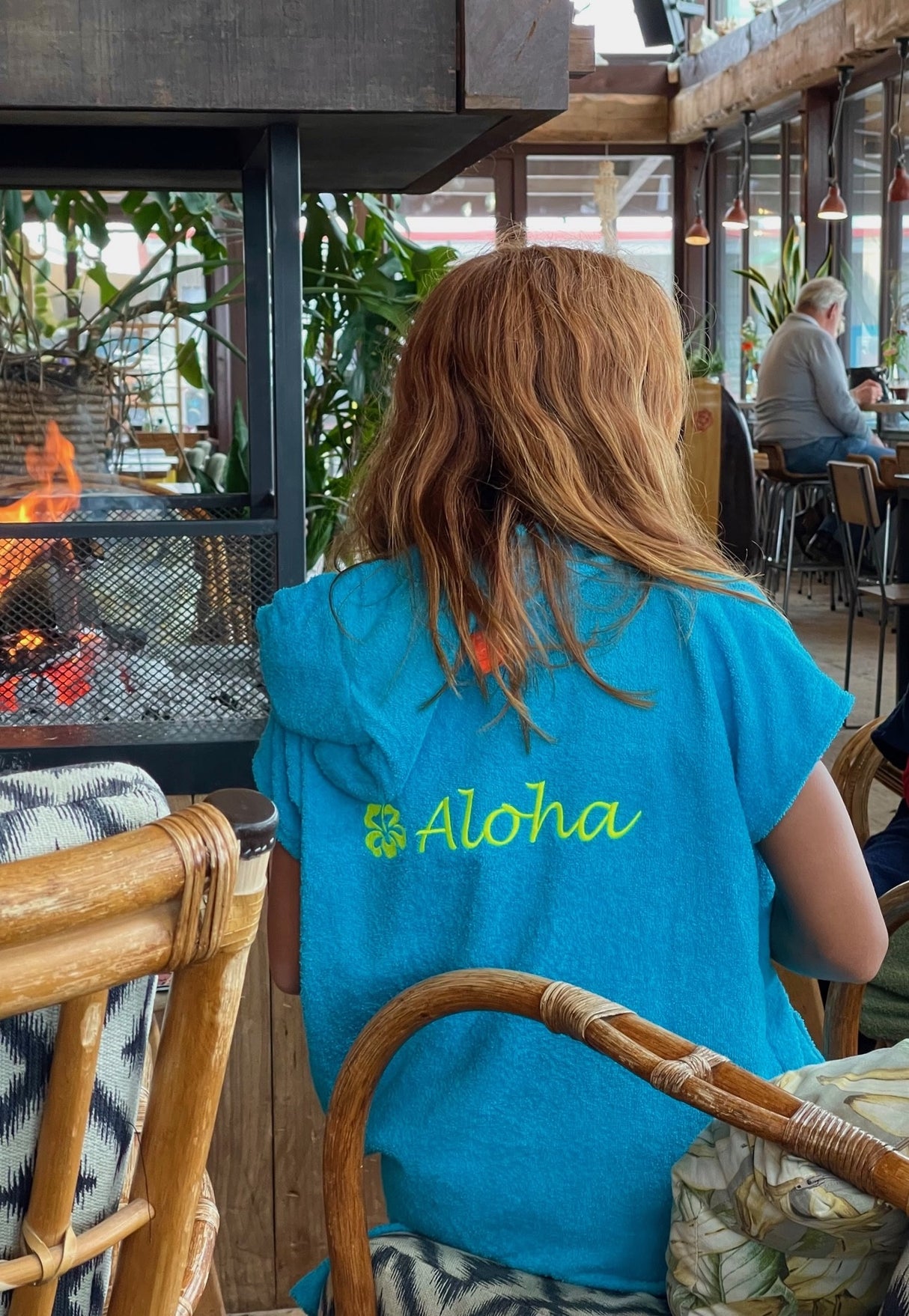 Kids surfponcho met naam