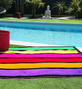 Velours strandlaken Happy Fresh