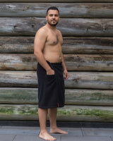 XXL saunakilt heren met klittenband