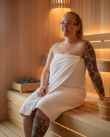 XXL saunakilt dames met klittenband