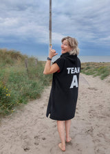 Surfponcho mit Aufdruck