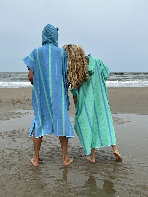 Ottomania surfponcho jadegroen